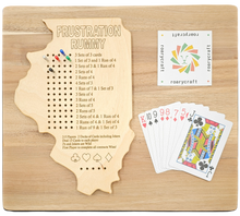 Load image into Gallery viewer, Illinois Frustration Rummy gameboard
