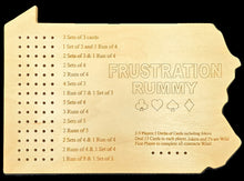 Load image into Gallery viewer, PA. Frustration Rummy Gameboard Front.
