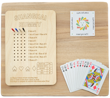 Load image into Gallery viewer, Shanghai Rummy game board.
